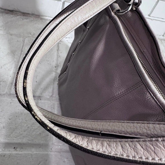 COACH Park Studded Carrie leather putty colored tote bag - Picture 8 of 12